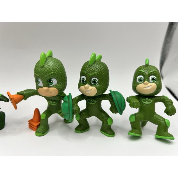 PJ Mask Figures Lot Of 7 Night Ninja Romeo Gecko Owlette Cake Topper - Picture 7 of 8